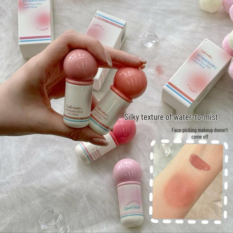 Vibrant Liquid Blush for Dewy Skin, Long-lasting & Smudge-proof, Perfect for Natural Daily Makeup.