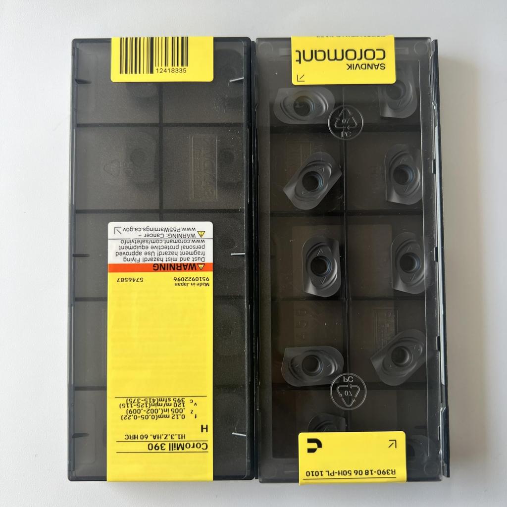 SANDVIK / R390-180650H-PL 1010 / Original Swedish hard alloy blade 10 Pcs