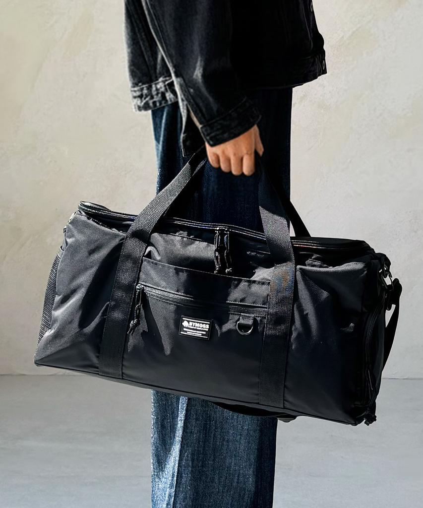 Bymoss Ripstop Travel Duffle Bag - Black