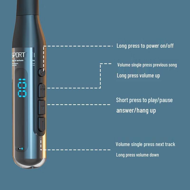 Yidian Neckband Sports Bluetooth Earphones