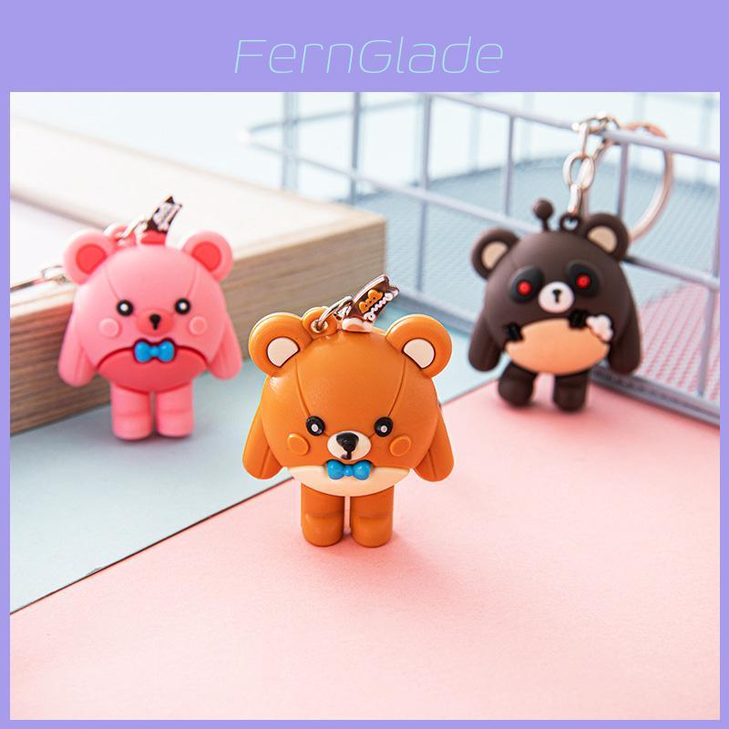 Cute Egg Party 3d Teddy Bear Keychain For Students And Backpacks