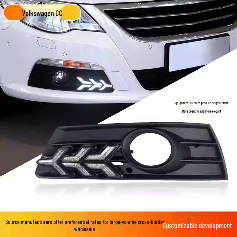 Volkswagen CC LED Daytime Running Lights & Flowing Turn Signals (2010-2012)
