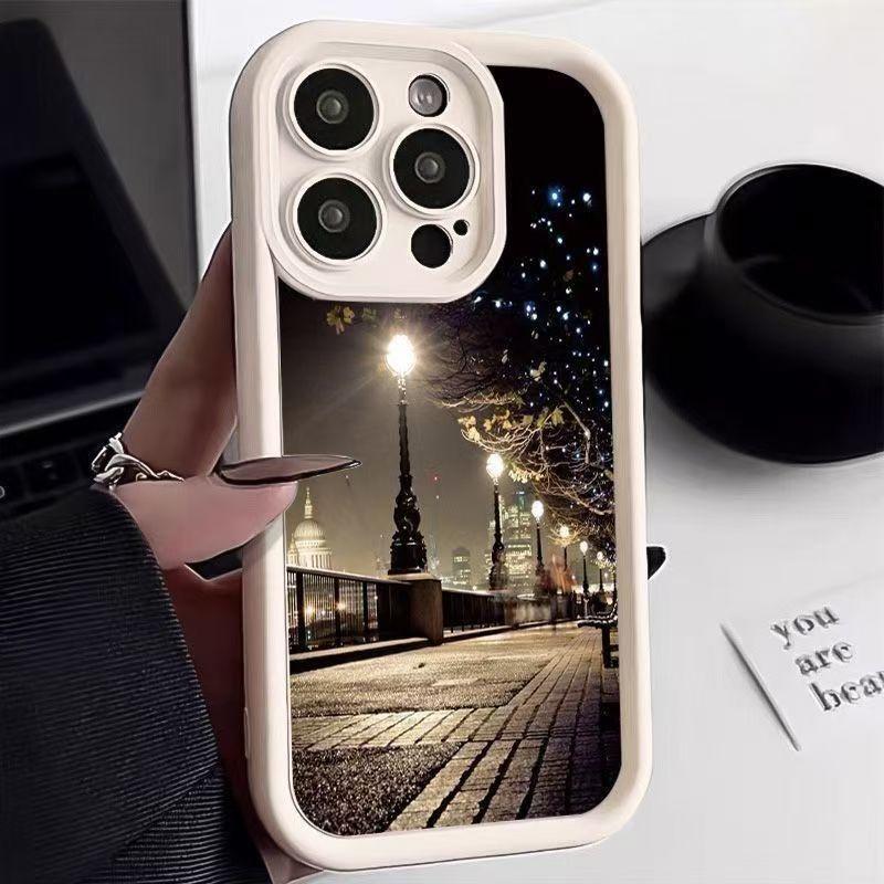 City Night Trend Fashion Applicable Apple 11/11/11 Pro Mobile Phone Case 11promax Popular 11/11