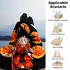 1 szt. Dragon Ball Z, Goku Miękki Ciepły Koc Piknikowy Koc do Drzemki na Kanapę Sofa Biuro Łóżko Kemping Podróż, Wygodny