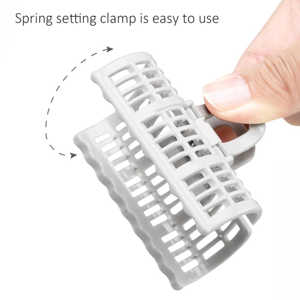 6Pcs No Heat Air Bangs Hair Roller Spring Clip Hair Roller Curlers DIY Hairdressing
