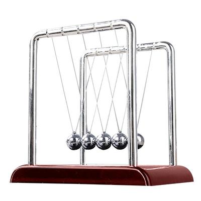 Newtonova kolébka Dekor psacího stolu Kovové kyvadlo míč Ocelový balanční míč Newton Ball Fyzika Vědecké kyvadlo