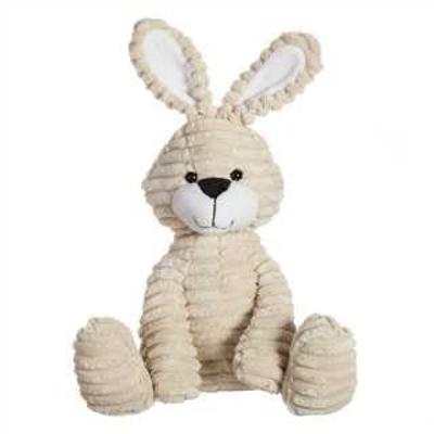 Apricot Lamb Cream Corduroy Bunny Plush Soft and Fluffy Cream Corduroy Bunny for Boys and 23cm Toy, Cute, Girls,