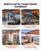 Manual Trolley, 0.5 Ton Load Capacity, Push Beam Trolley with Dual Wheels, Adjustable for I-Beam Flange Width 53 Mm To 140 Mm, Heavy Duty Carbon Steel