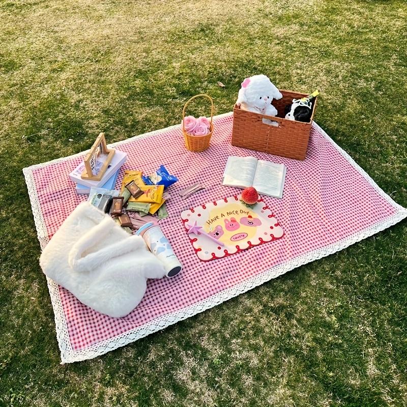 1pc Lace Picnic Mat Is Suitable for Outdoor Dining, Camping, Beach, Home Decoration, and Picnic Accessories