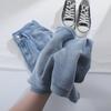 Women's Wide-Leg Tencel Denim Pants with YKK Zipper - Summer 2025 Draping Ice Silk Loose Fit