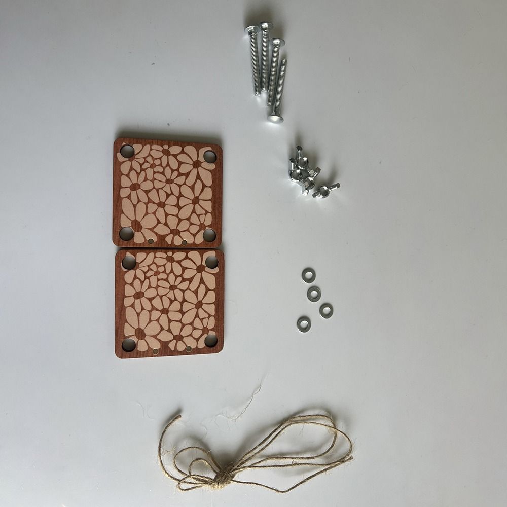 Wooden Pocket Flower Press Creative Press Flower Tool  For Plants Flowers Crafts