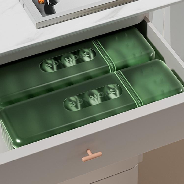 Kabelmanagement-Box Datenkabel-Aufbewahrungsbox mit staubdichtem Deckel 7 Fächer Kabel-Schnur-Aufbewahrungsbox 285x85x58mm