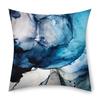 Modern Abstract Cushion Cover Gray Blue Teal Agate Marble Hug Gold Foil Pillow Cover Home Decor Pillowcase Sofa Throw Pillows