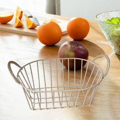 Food Serving Basket Household Organizer Organizing Holder Chips Snack Iron Fruit for