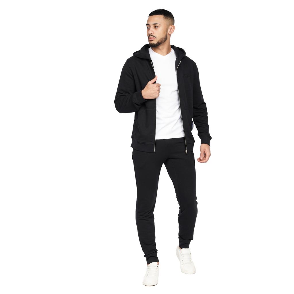 Crosshatch Mens Braxson Full Zip Hoodie