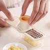 3In1 Portable Garlic Grater Multi Purpose Manual Crushing Spices Tool Ginger Mashing Tool for Dining Room Baking Crusher