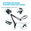 LED Clip-on Desk Lamp with Magnifying Glass for Beauty, Nail Art, Embroidery, Repair, and Tattoo Work