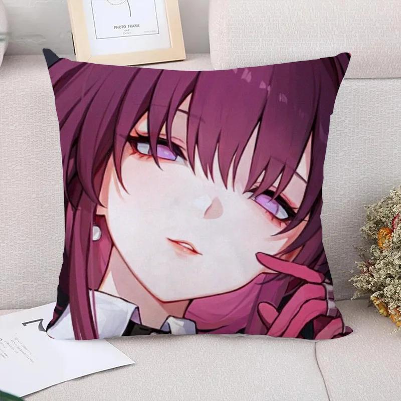 Honkai Star Rail Pillow Cover Cushions Home Decor Car Decoration Decorative Pillowcase  Cushion Covers for Bed Pillows Sofa