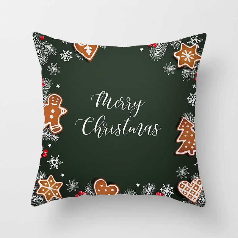 New Christmas Pillowcase Home Sofa Holiday Gift Decoration Pillow Cushion Cover