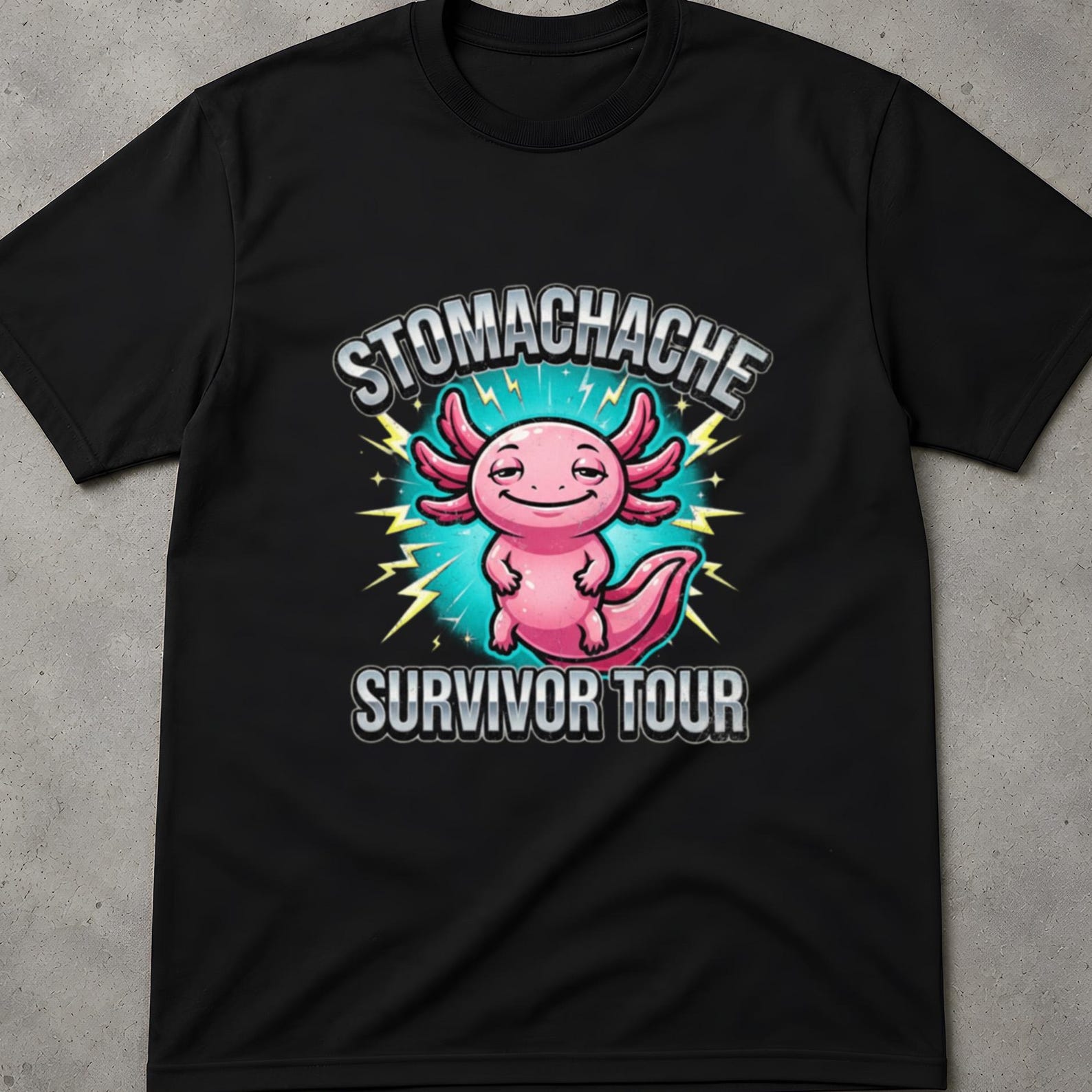 Survivor Meme T-Shirt, Tummy Ache Survivor, Funny Survivor Shirt, Tummy Ache Survivor T Shirt, Bootleg Shirt, Funny Shirt, Unwearable Shirts S