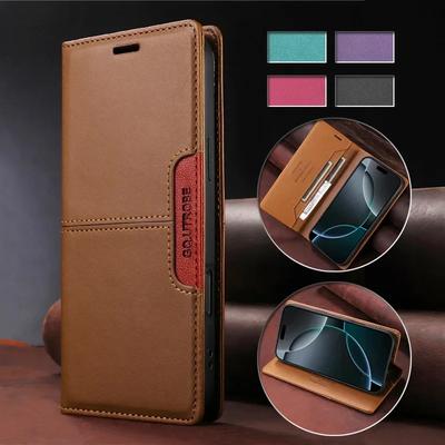 Diebstahlschutz Lederhülle Flip Cover Für Xiaomi Redmi Note 10 Pro 10S 10T Lite Note10 5G Coque Luxus Brieftasche Magnetische Handyhüllen