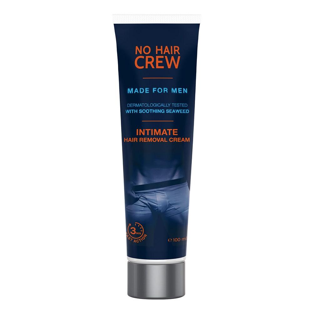 No Hair Crew Intim-Enthaarungscreme für den Körper für Männer, 100 ml, 1 Stück