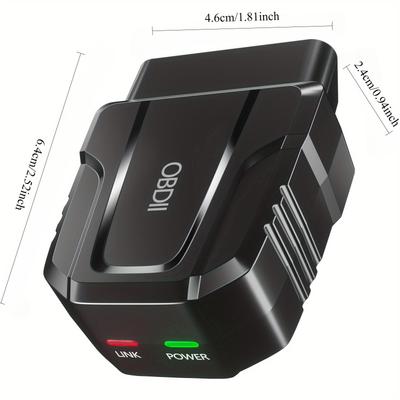 OBD2 Scanner Reader for Car Wireless Auto Diagnostic Tool for iOS & Android Clear Reset Vehicle Engine Error Code