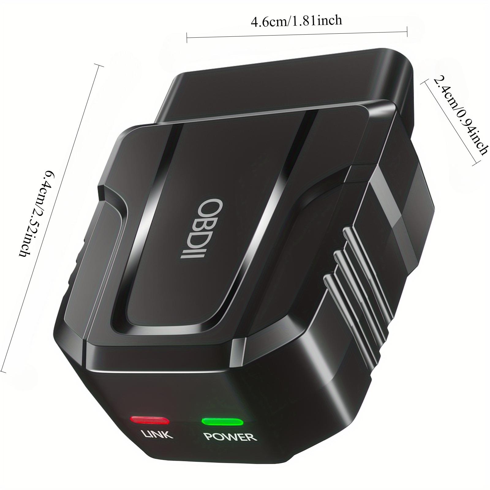 

OBD2 Scanner Reader for Car Wireless Auto Diagnostic Tool for iOS & Android Clear Reset Vehicle Engine Error Code чорний