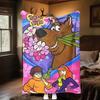 Scoobydoo Love Plush Blanket Soft Comfortable All Seasons Suitable Sofa Office Nap Travel Festive Gift