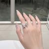 Three-Dimensional Planet Pearl Butterfly Ring Female Niche Design Sense Cold Wind Personality French Open Index Finger Ring