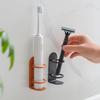 Toothbrush Holder Storage Shelf Bathroom Accessories Punch-free Traceless Organizer New Wall-mounted Toothbrush Holder Electric