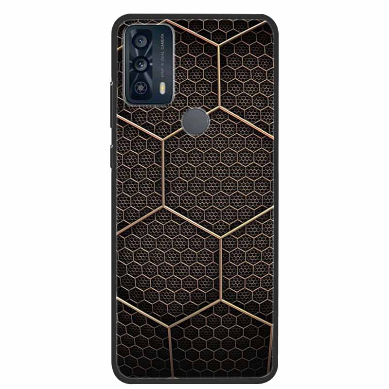 For TCL 20Y 20E Case Luxury Soft Silicone TPU Back Cover For TCL 20Y 20B Phone Cases TCL20Y 20 Y TCL20E Cute 6125F Funda Cartoon