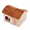 Hundehütte für den Innenbereich Abnehmbar Waschbar Weich Erhöhter Komfort Winter Warm Katzenhaus für Klein Mittel