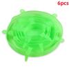 6pcs Reusable Silicone Stretch Lids For Food Bowls - Multifunctional Fruit And Vegetable Fresh-Keeping Cover