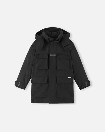 Children's Winter Jacket Reima Reimatec Luja with Hood Waterproof Parka Black (5100267B-9990)