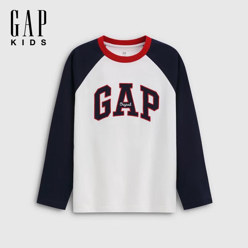 

GAP Boys Logo Print Colorblock Raglan Long Sleeve T-Shirt 160 cm (14-15Y)