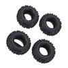 4 PCS 0.7in Tires Replacement for 1Celsius30 Cars High Grip Rubber Foam RC Crawler Tires Upgrade Parts
