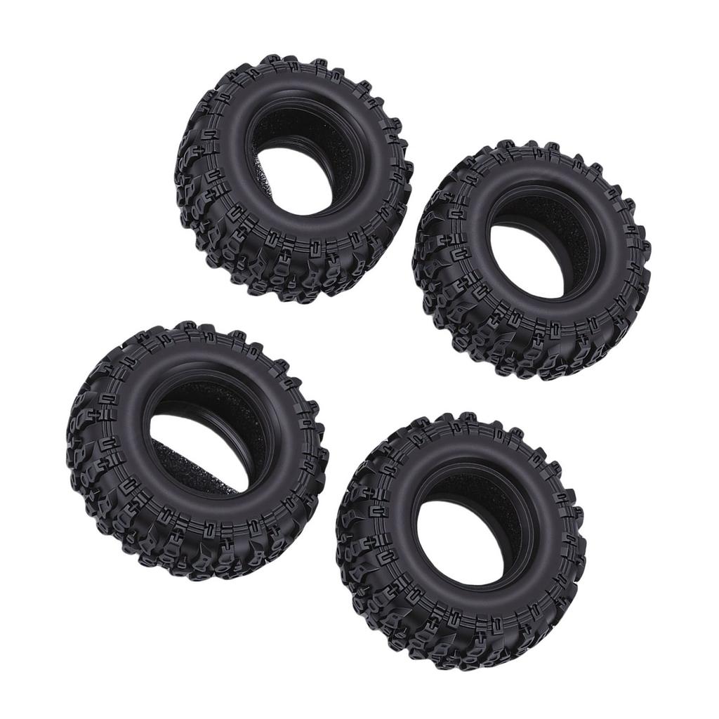 4 PCS 0.7in Tires Replacement for 1Celsius30 Cars High Grip Rubber Foam RC Crawler Tires Upgrade Parts