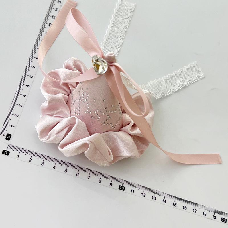 French Retro Birthday Bow Hairpin - Sweet Headwear Hair Clip Photography Accessory розовый