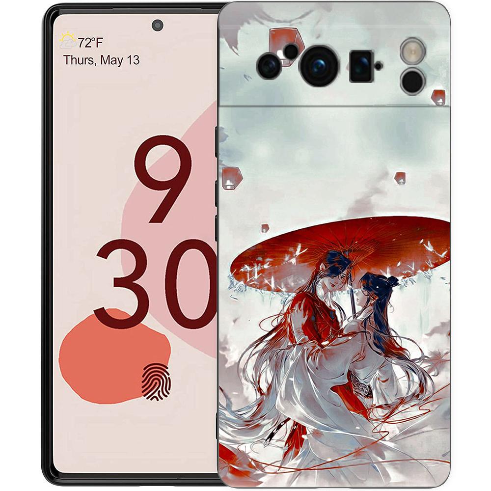 

Чехол для телефона Google Pixel 6 7 8 9 Pro XL 8A 7A 6A Корпус Tian Guan Ci Fu Xie Lian Hua Cheng Благословение Небесного Чиновника Pixel 9