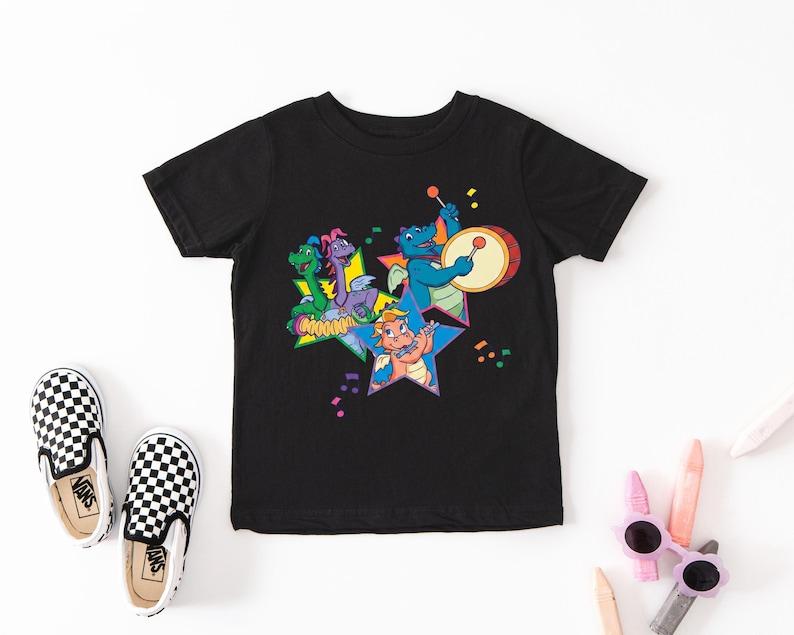 Dragon Tales Toddler Size Vintage Inspired Graphic T-Shirt 110