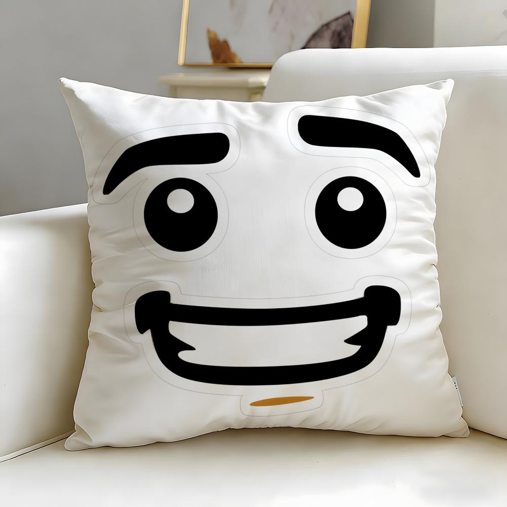 classic art theme Man Face Cushion Cover Soft  EasyWash Pillow Case  Versatile for Couch Bed Travel and Office