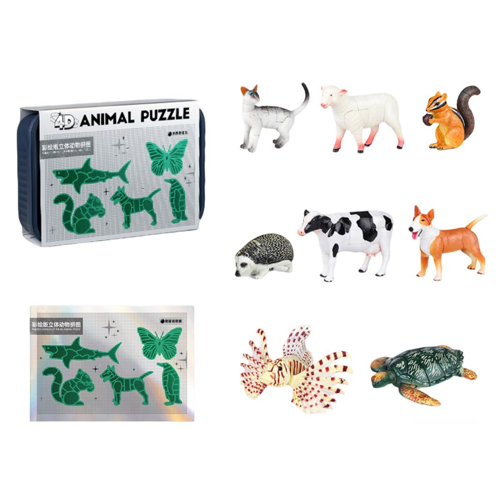 Children's 3D Puzzle, Children's Animal Assembly Toy Puzzle