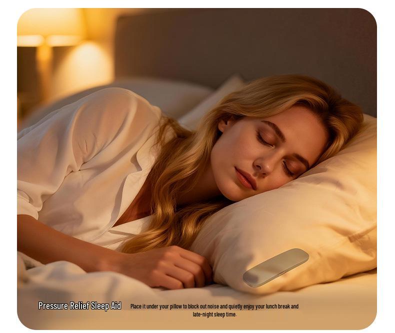 Wireless Bone Conduction Sleep Speaker, Portable Bluetooth Pillow Speaker GCD5