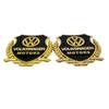 2025 Hot 2pcs Decal for Volkswagen Golf MK4 MK6 MK7 Jetta Touareg Beetle Passat Polo Tiguan CC Car Body Sticker Metal Emblem Sty