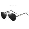 Men And Women Polarized Sunglasses Colored Reflective Glasses Driving Sunglasses Black Unisex Pilot Lenses Uv400