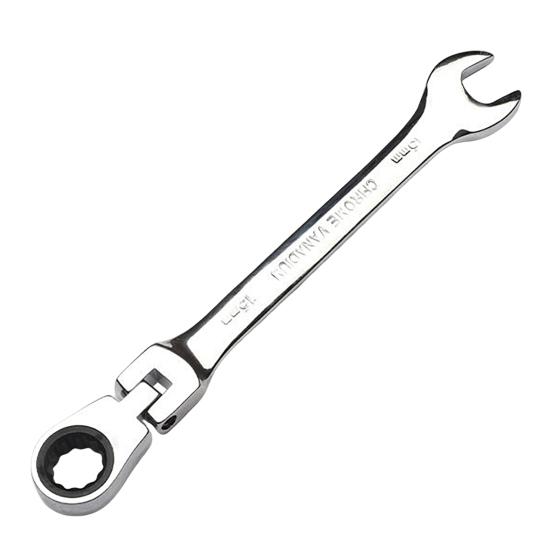 Ratcheting Combination Wrench Spanner 180-Degree Variable Angle Design Rust-resistant Quick Manual Ratchet Wrench