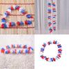 Vibrant Red White Blue England Flag Floral Wreath For Patriotic Celebrations