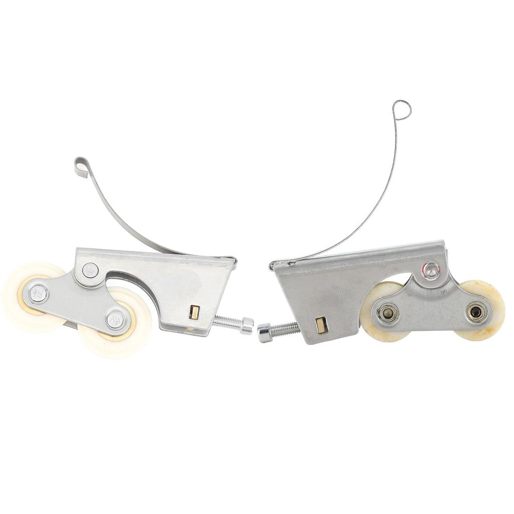 Wardrobe Roller Wheels Wardrobe Pulley Wear Proof Shock Absorption Stainless Steel Rust Resistant for Bathroom