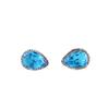 Swiss Blue Topaz Gemstone 925 Sterling Silver Handmade Jewelry Cufflink For Son CL-5-12